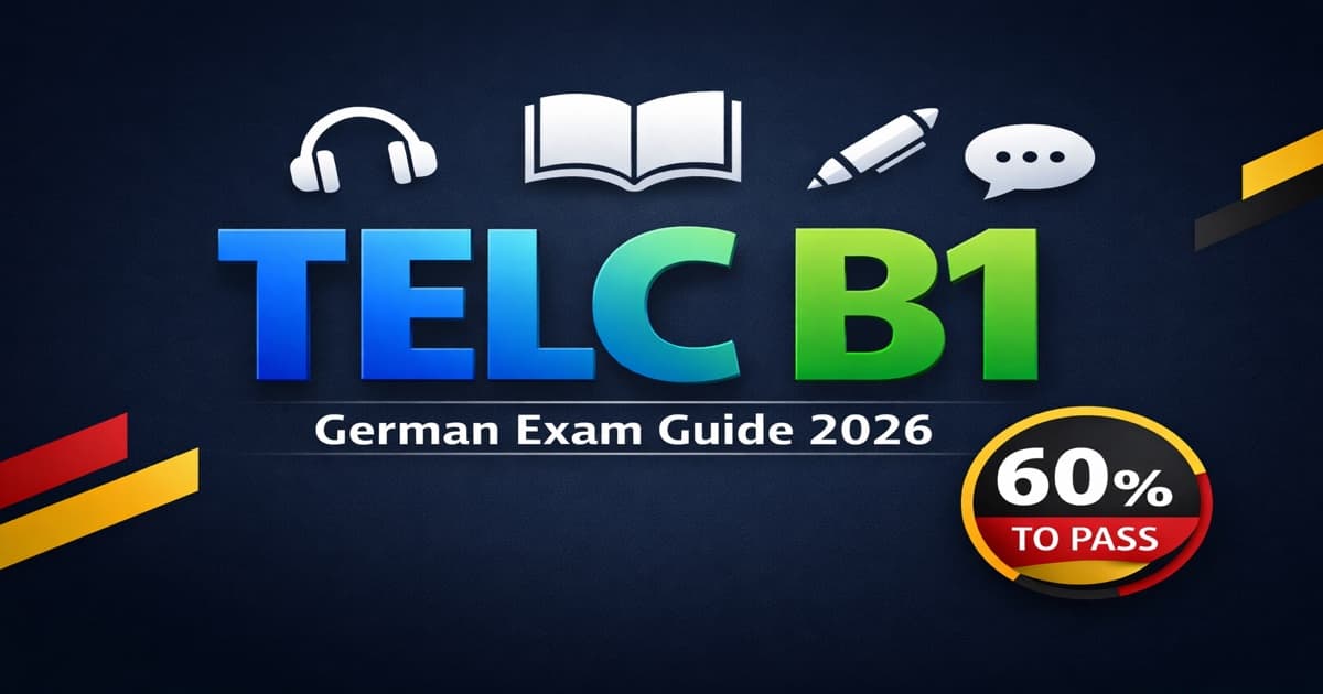 TELC B1 German Exam Guide 2026: Complete Preparation Strategy