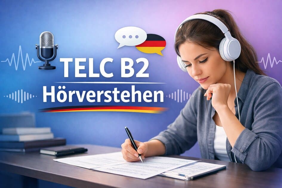 TELC B2 Hörverstehen (Listening) Guide 2026: Complete Strategy & Pro Tips